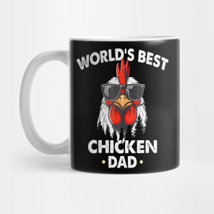 World's Best Chicken Dad Father's Day chicken Mug